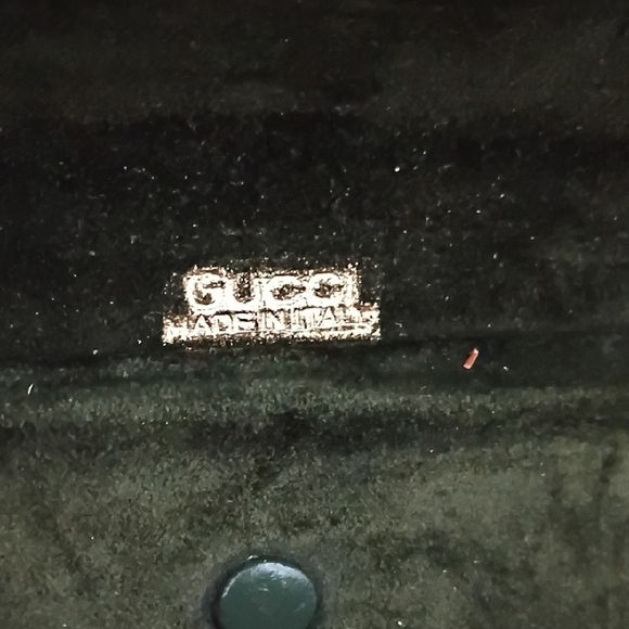 Vintage Gucci Olive Green Suede Shoulder Bag Purse Rare - Picture 2 of 9